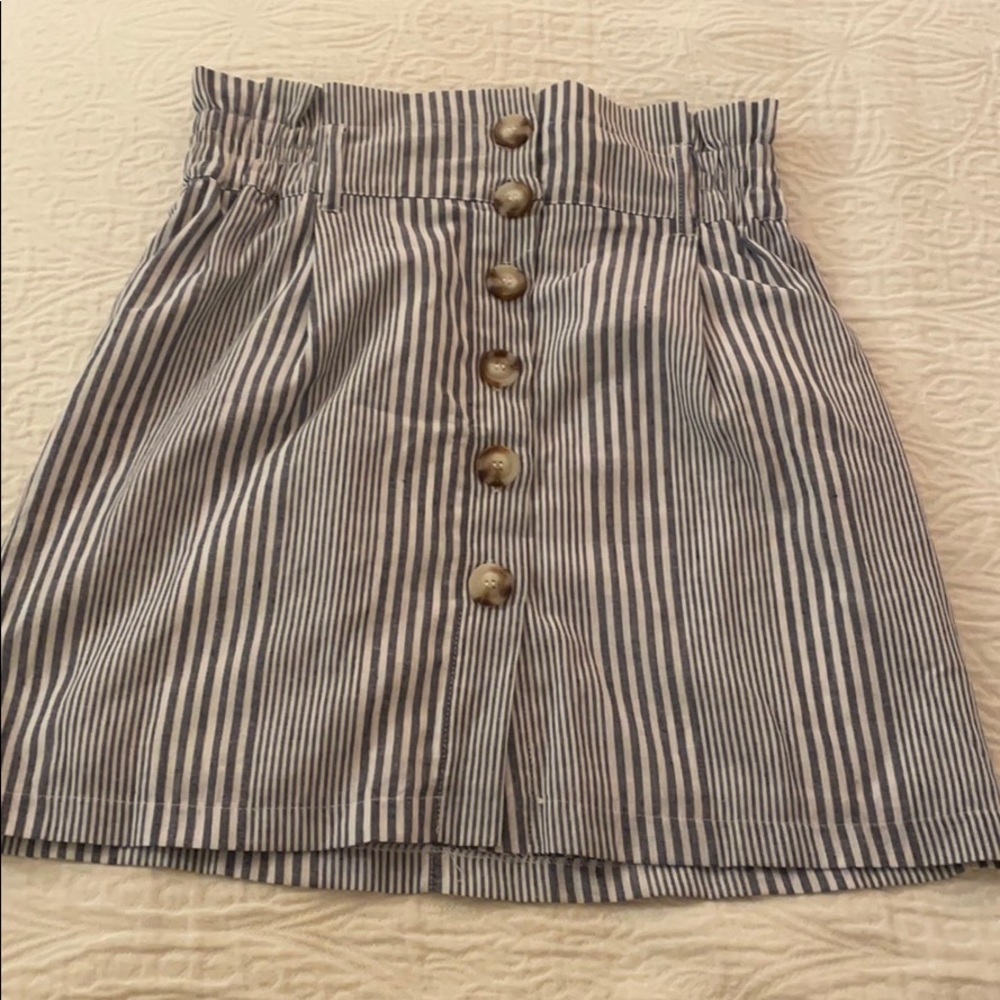 Striped Mini Skirt
